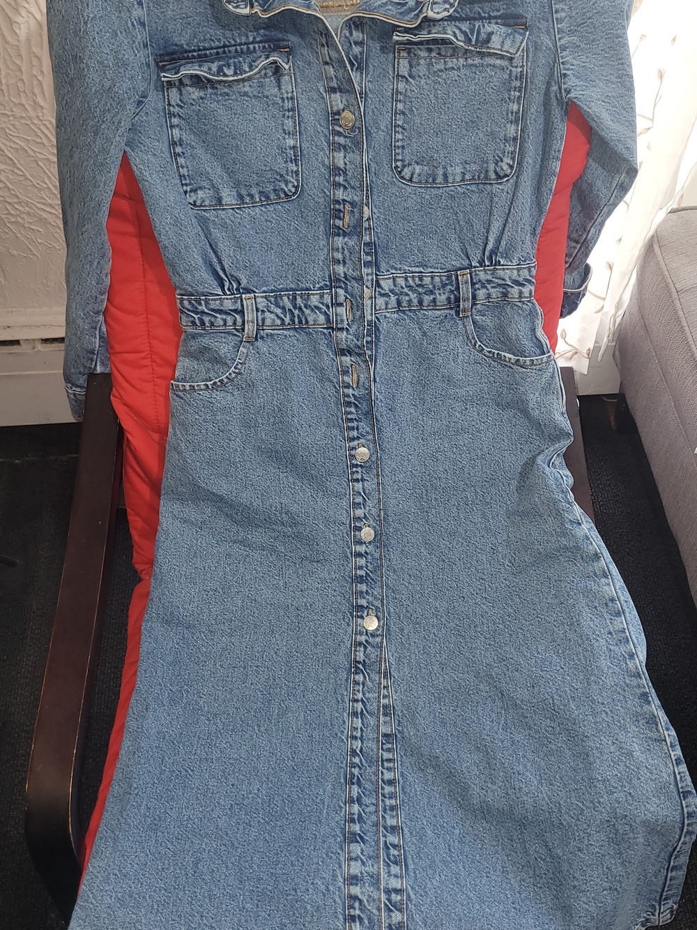 Zara Light Blue Denim Shirt Jacket